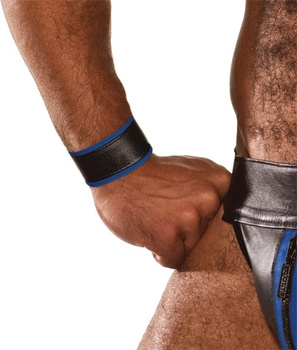 COLT Wristband czarno/niebieska