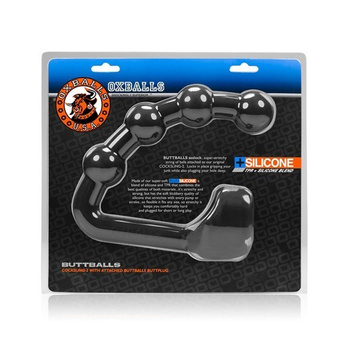 Pierścień z koralikami Buttballs Asslock + Cocksling Oxballs