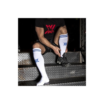 Getry piłkarskie Boxer Football Sox White-Blue