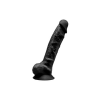Silexd Silikonowe Dildo 20 cm Black