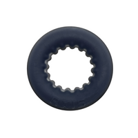 Axis Rib Griphold Cockring Ice Black Oxballs