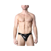 CellBlock13 Black Chrome Jockstrap Black M