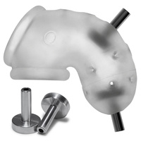 Airlock Electro Air-Lite Vented Chastity Clear Oxballs