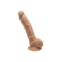 Silexd Silikonowe Dildo 18 cm Carmel