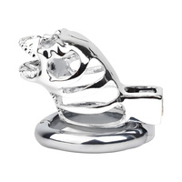 Goth Cage Metal Chastity Cage Brutus