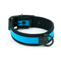 Mr-S-Leather Neo Bold Color Puppy Collar Aqua Small-Large