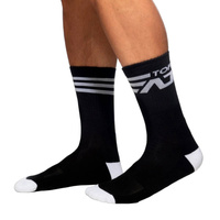 Fetish AD Top Socks Black-White L/XL Addicted