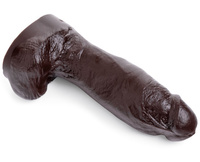 Mr Hankey's Realistic Dildo Thick Dick (BBC) Soft Vac Brown XXL