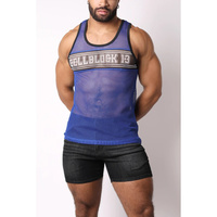 Cellblock Challenger Mesh Tank Top Blue L