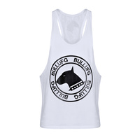 Deep-cut tank top with large black Bull logo Basic Tank Top.05 Black L