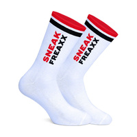 SneakFreaxx Socks White - Red