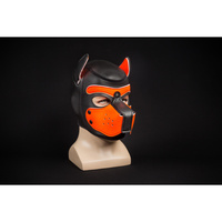 Mr-S-Leather Neoprene Puppy Hood Orange M