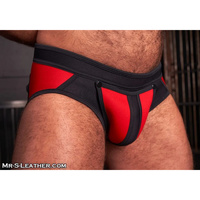 Mr-S-Leather Neo All Access Brief Red S