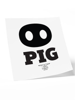 Mister B Temporary Tattoo Pig