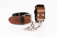 Brown Narrow Cuffs Size L Primal Bond Whips