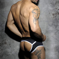 Stripe Fetish Brief White S Addicted Fetish