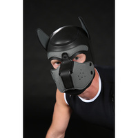 Mr-S-Leather Neoprene Puppy Hood Grey M