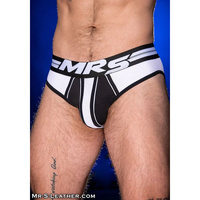 Mr-S-Leather Frontline Jock Brief White XL