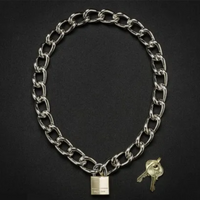 Heavy Chain & Lock Collar