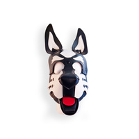 Vegan Pup Hood Black-White Brutus