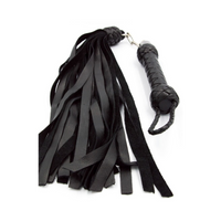 Mister B pejcz Impact Premium Leather Flogger Curling Black