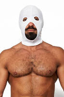 Mister B Lycra Cocksucker Hood White