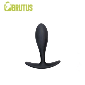 All Day Long Silicone Butt Plug Black S Brutus
