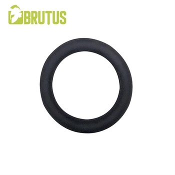 Brutus Slim Donut Silicone Cock Ring Black 55 mm