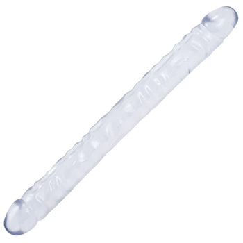 Crystal Jellie Double Dong Clear 45 cm