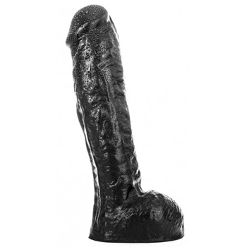 Dildo AB34 Bratwurst 24 x 6.5cm All Black 
