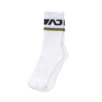Addicted Basic Sport Socks White-Black S/M
