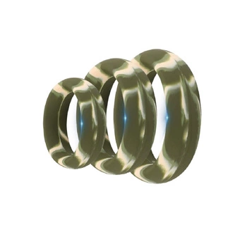 Pack 3 Cockrings Silimix Army CockzRing