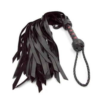 Mister B pejcz Impact Premium Leather Flogger Black
