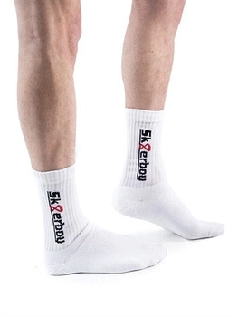 Sk8erboy Crew Socks White 43-46