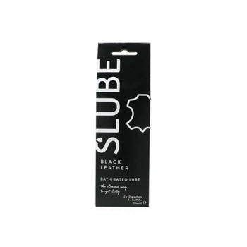 Slube Black Leather Single Bath Play Lube 2x125G Dusedo