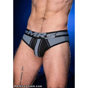 Mr-S-Leather Frontline Jock Brief Grey XL