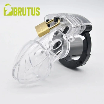 Alpha Cage Chastity Cage Clear Brutus