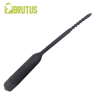 Brutus Trembler Silicone Vibrating Sound Black