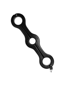 Black Label Wooden Pillory Genital Handcuffs