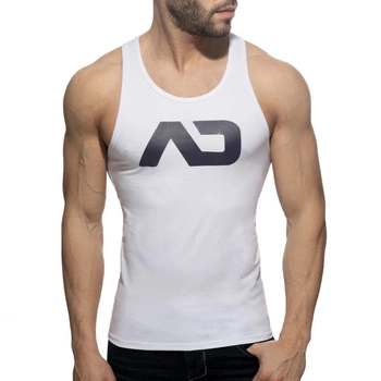 Basic Ad Tank Top White S Addicted