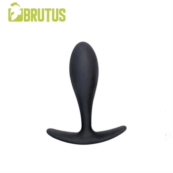 All Day Long Silicone Butt Plug Black M Brutus