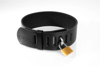 Black Locking Collar Size L Primal Bond Whips