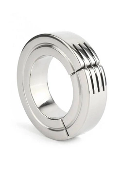 Steel Hinged Magnetic Cockring 40mm Titus