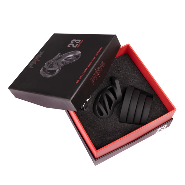 Пояс цноти Модель 23 Chastity Cage 6,5 см Black ManCage