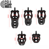 Guardian Chastity Cage Black Size 4 CELLMATE