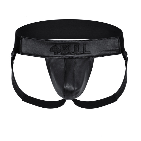 Skórzane jockstrapy z długim skórzanym paskiem Bull Leather Jockstrap.02 M