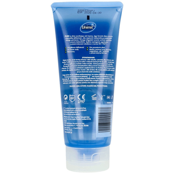 Lubrykant wodny Unimil Pure 200ml
