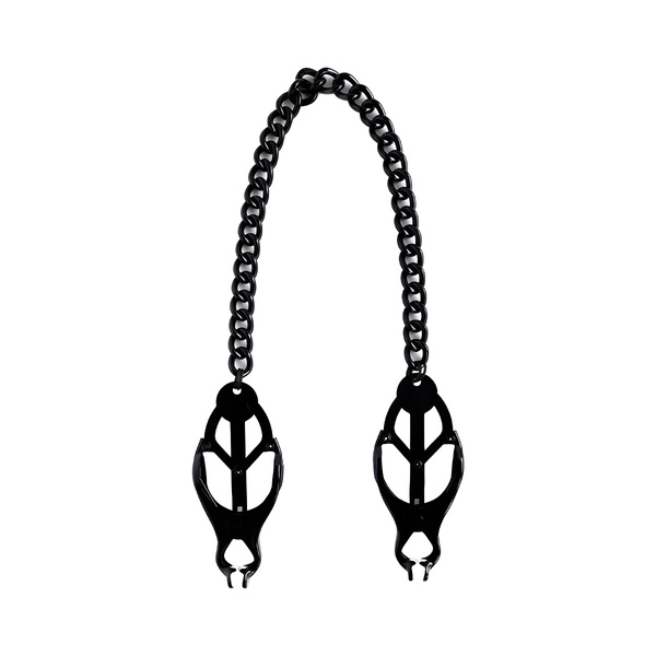 Zaciski na sutki Japanese Clover Nipple Clamps Black Brutus