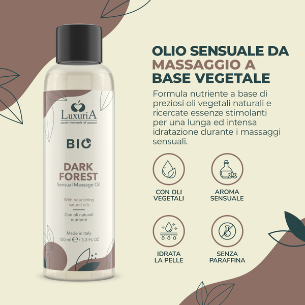 Olejek Do Masażu Luxuria Bio Oil Dark Forest 100 Ml IntimateLine