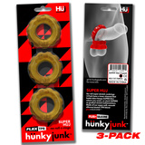 Super Huj 3pack Cockrings Bronze Hünkyjunk